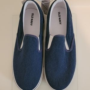 Old navy kids Denim style slide on sneakers